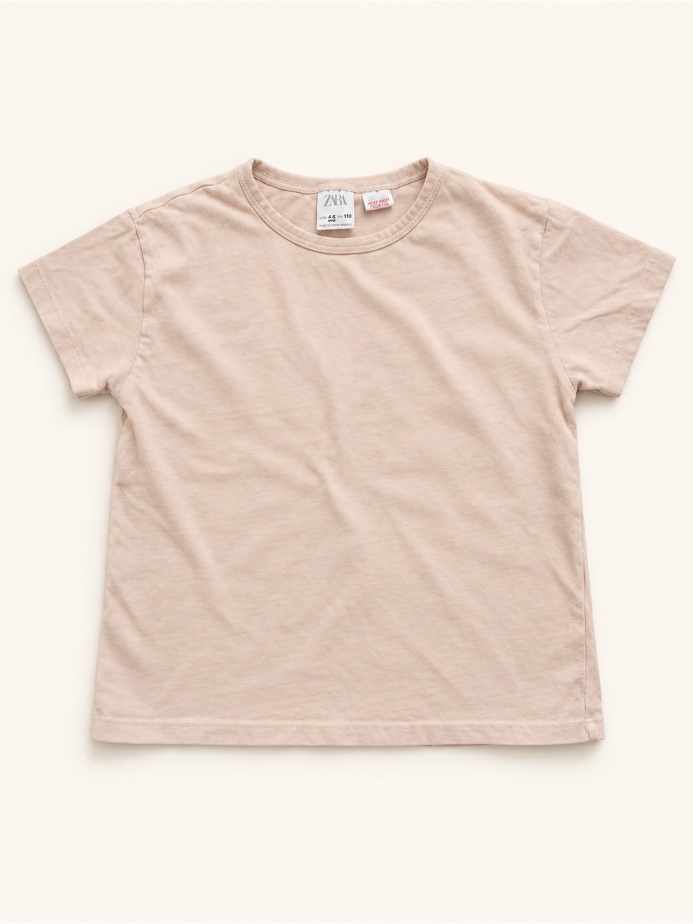 Zara Kids Long Sleeve Tee in Blush Pink